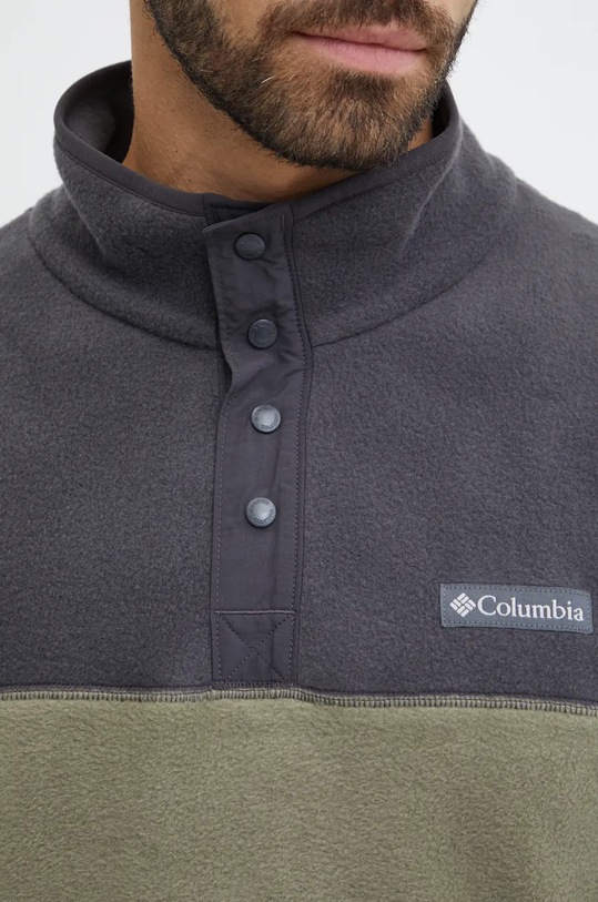 Спортен суичър Columbia Steens Mountain Half Snap 2097721 зелен