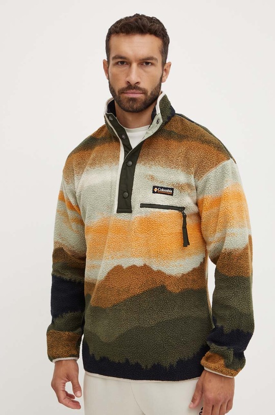 Columbia bluza sportowa Helvetia II bez kaptura zielony 2098461