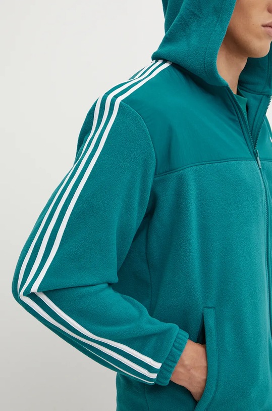 Флісова кофта adidas Originals IZ2488 бірюзовий