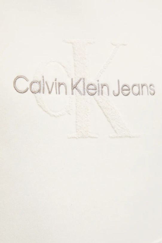 Bavlnená mikina Calvin Klein Jeans J30J326637 béžová