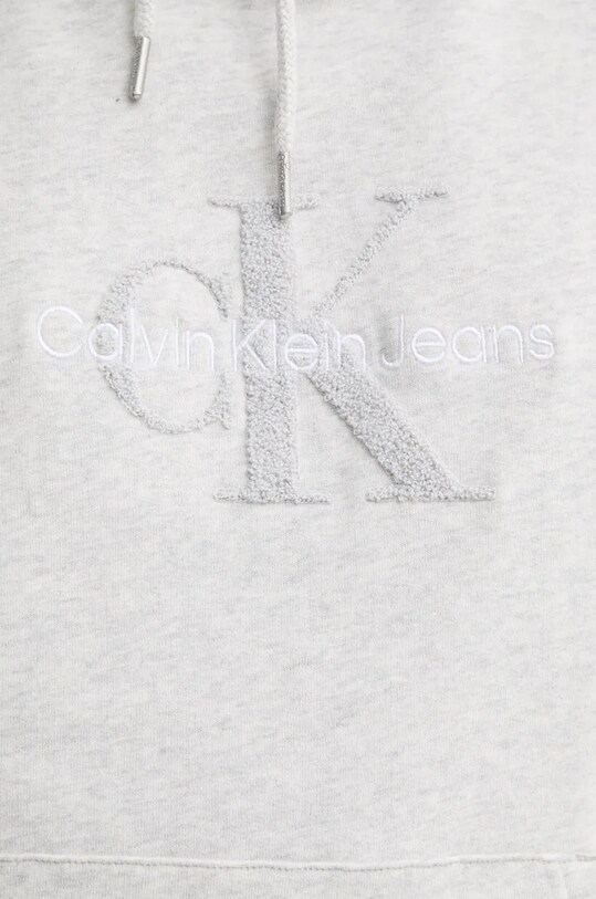 Бавовняна кофта Calvin Klein Jeans J30J326637 сірий