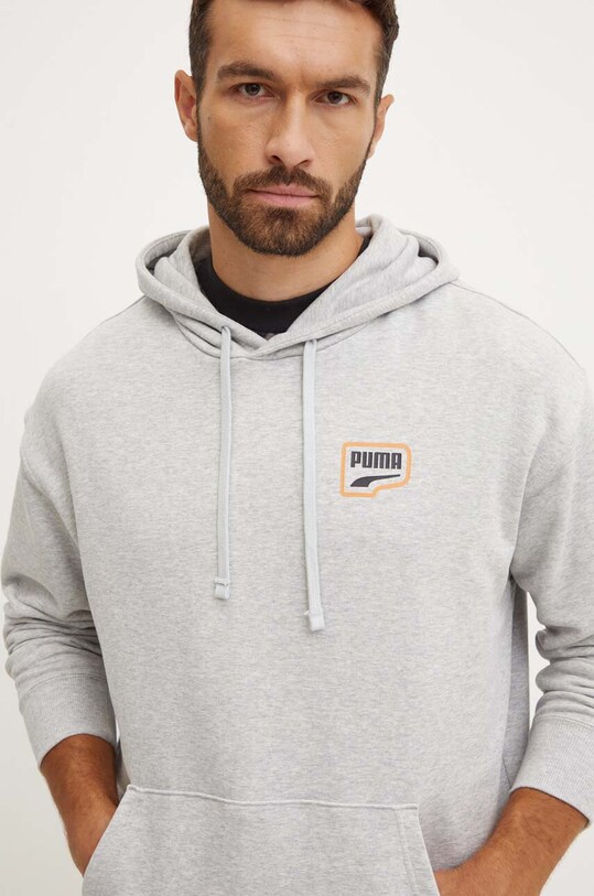 Хлопковая кофта Puma серый 626748