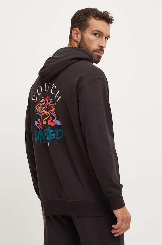 Хлопковая кофта Puma с капюшоном чёрный 626748