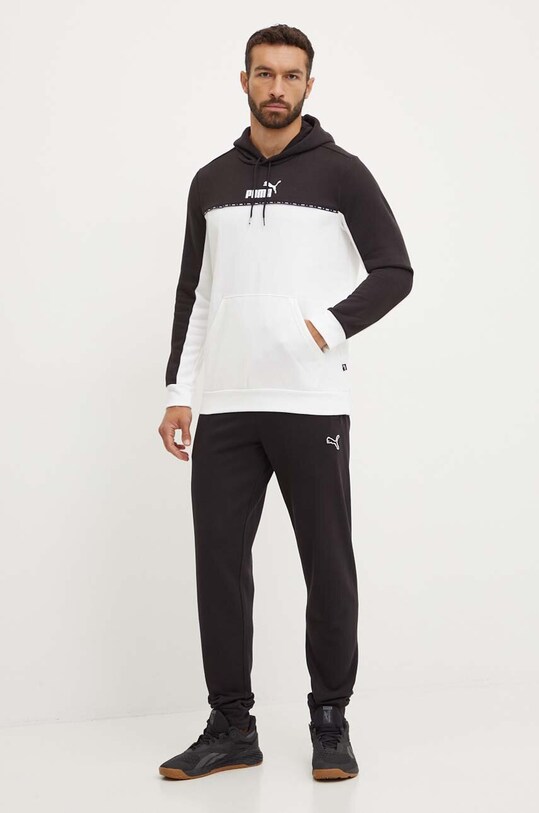 Кофта Puma ESS BLOCK x TAPE 673342 белый AW24