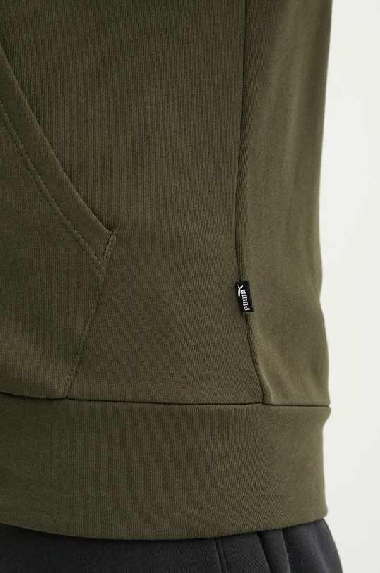 Bavlněná mikina Puma 676815 zelená
