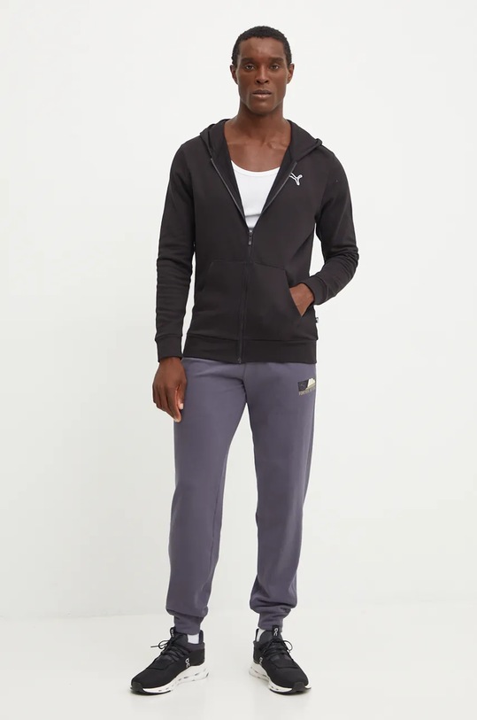 Pamučna dukserica Puma 676815 crna AW24