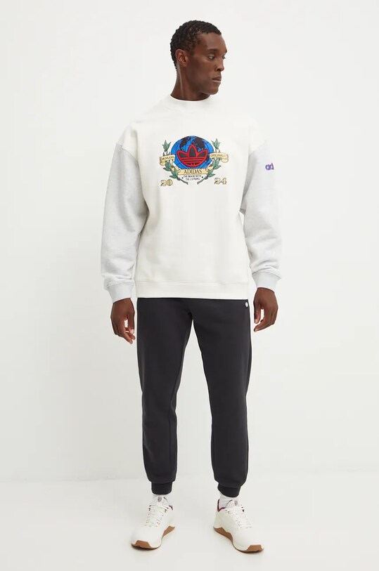 Dukserica adidas Originals IX6755 bež AW24