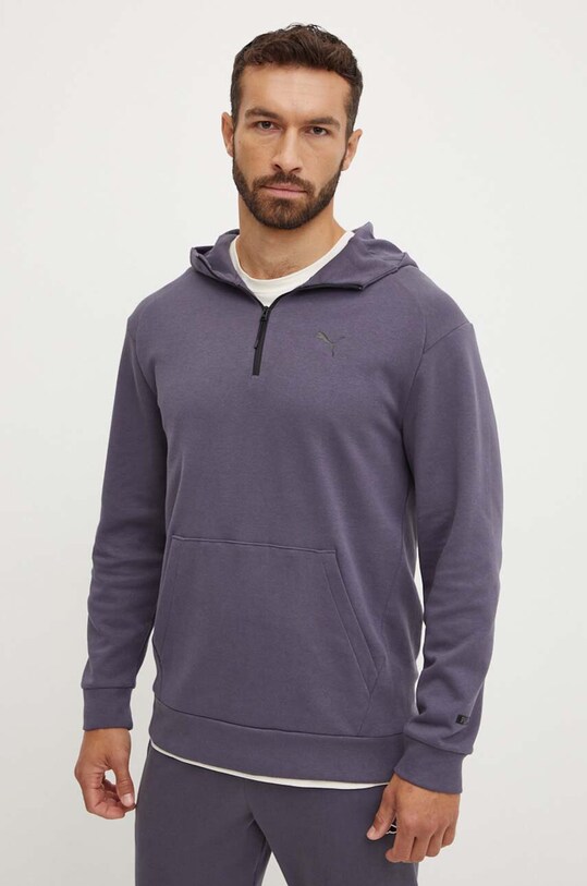 Μπλούζα Puma με κουκούλα γκρί 681620