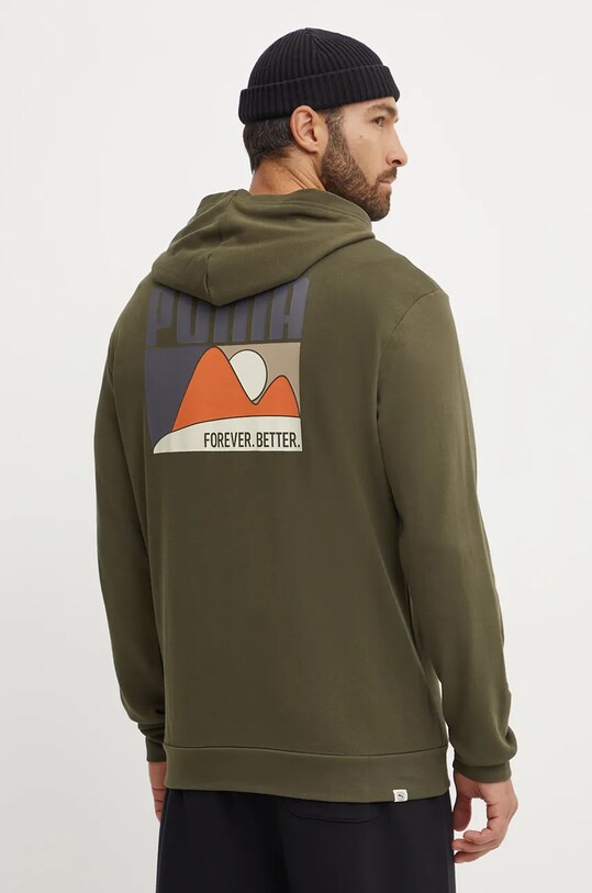 Odzież Puma bluza 681759 zielony