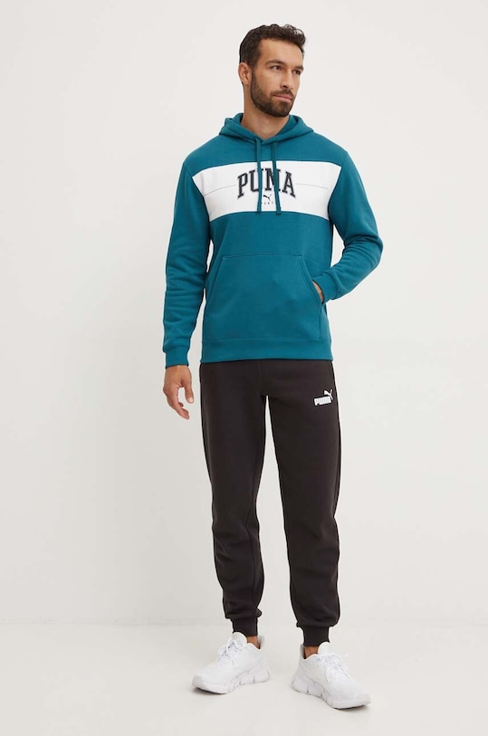 Mikina Puma 681796 tyrkysová AW24