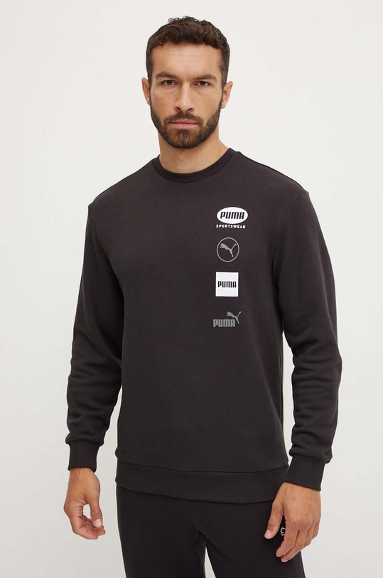 Puma bluza print negru 682751