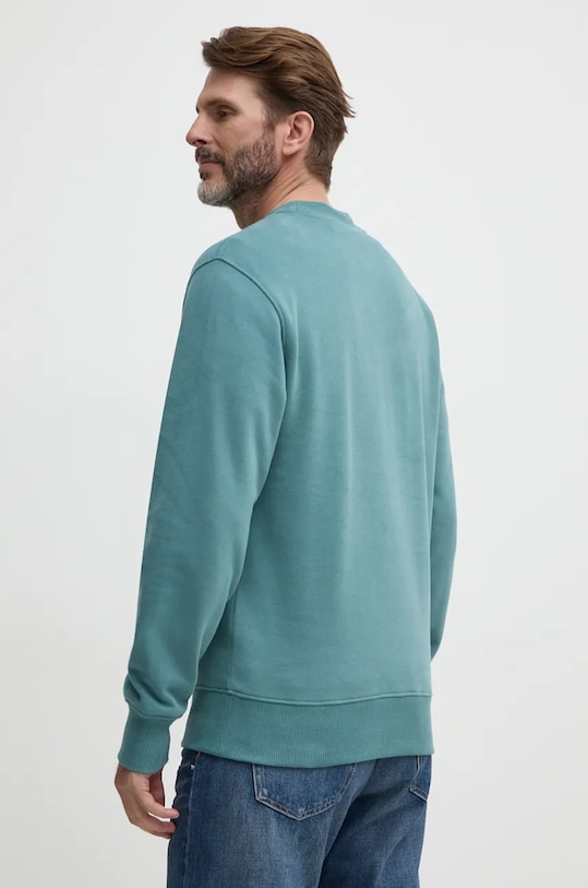 Ρούχα Βαμβακερή μπλούζα Calvin Klein Jeans J30J326144 μπλε