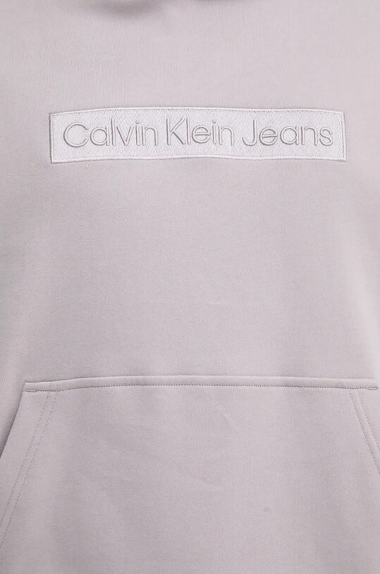 Хлопковая кофта Calvin Klein Jeans J30J326147 серый