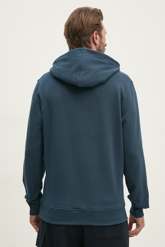 Oblečení Bavlněná mikina Calvin Klein Jeans J30J326404 námořnická modř