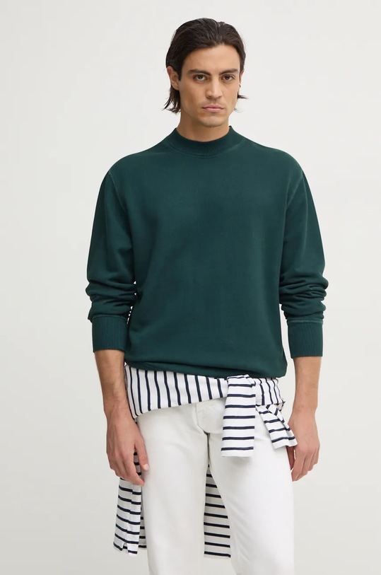 Calvin Klein Jeans bluza bawełna zielony J30J326455