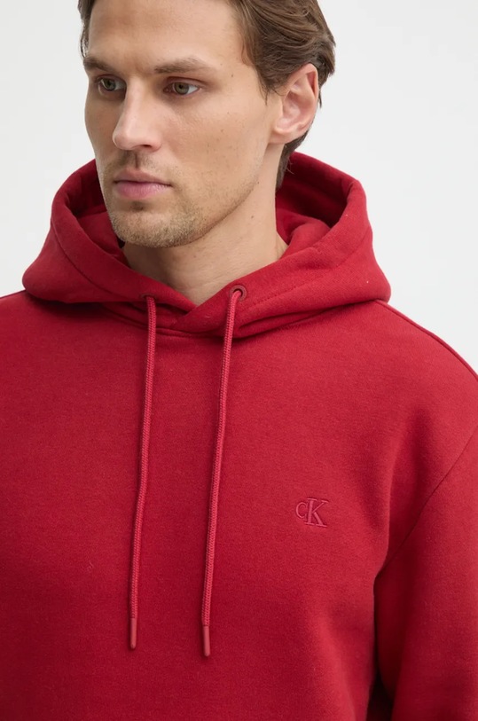 Calvin Klein Jeans bluza burgundia J30J326459