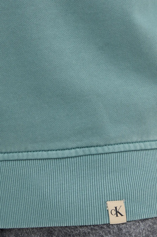 Calvin Klein Jeans bluza bawełniana J30J326687 turkusowy