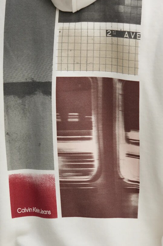 Хлопковая кофта Calvin Klein Jeans J30J326874 бежевый