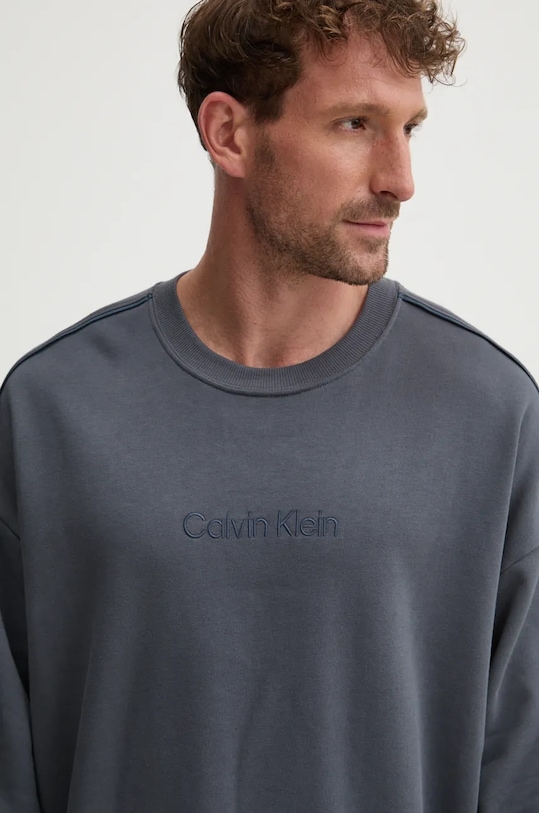 Bavlněná mikina Calvin Klein Underwear 000NM2686E šedá AW24
