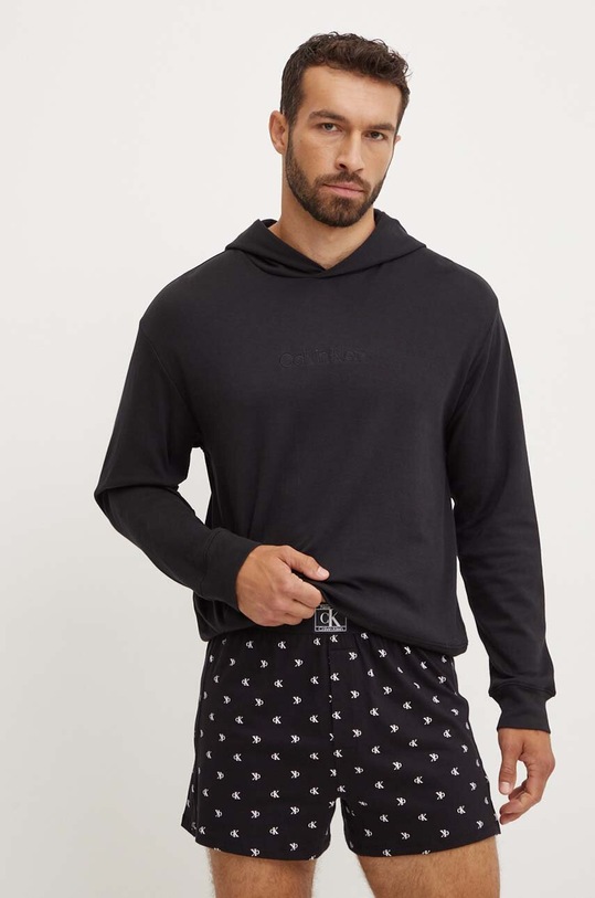 Mikina Calvin Klein Underwear 000NM2710E černá AW24