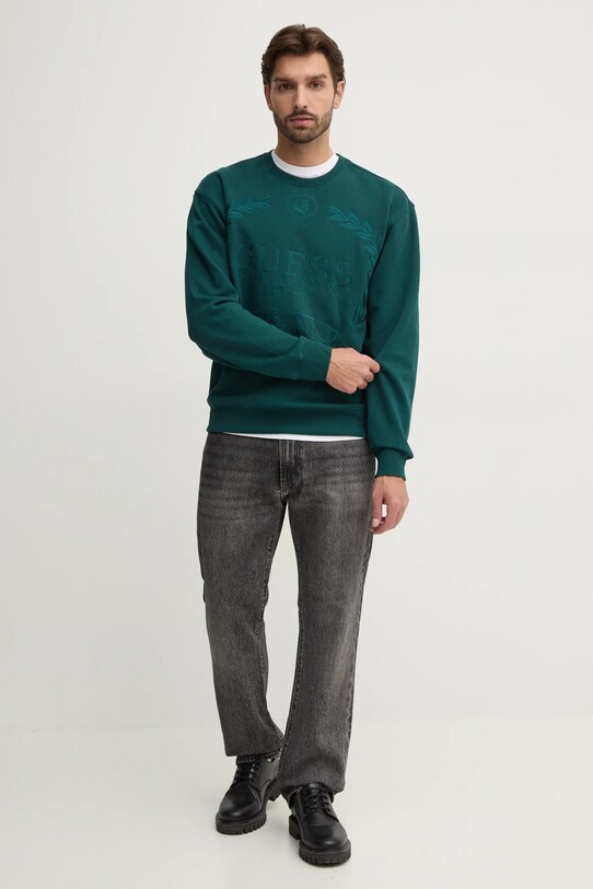 Guess bluza ROY M4BQ04.K9YH1 verde AW24