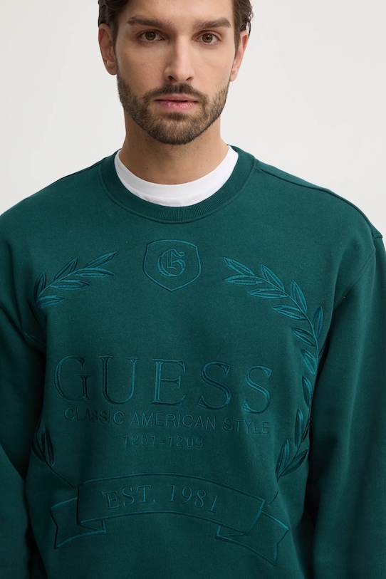 Mikina Guess ROY zelená M4BQ04.K9YH1