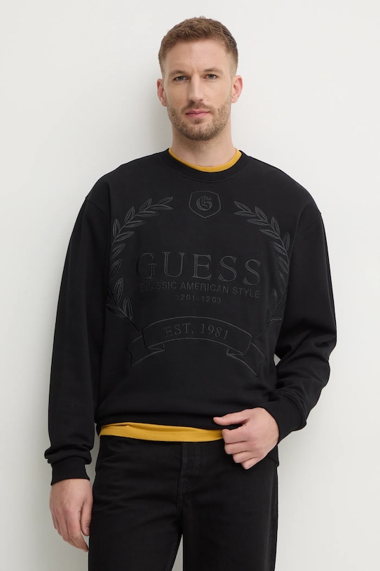 Кофта Guess ROY без капюшона чёрный M4BQ04.K9YH1