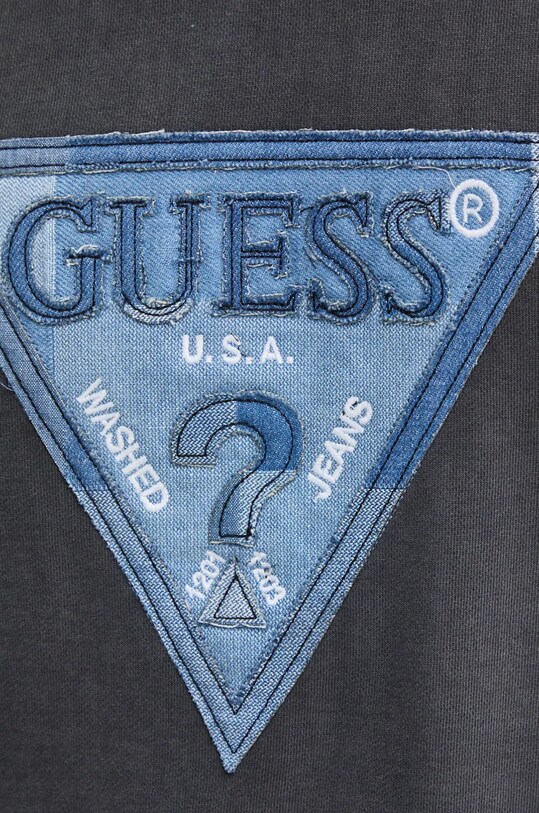 Хлопковая кофта Guess TRIANGLE M4BQ17.KCIF1 серый