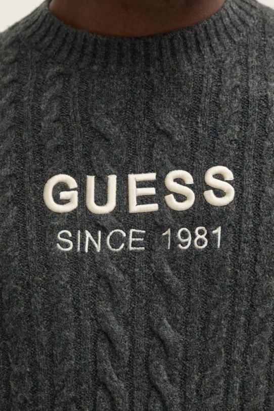 Свитер с примесью шерсти Guess ELWYN M4BR11.Z3HA2 серый