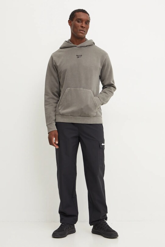 Кофта Reebok Identity Washed 100205480 сірий AW24