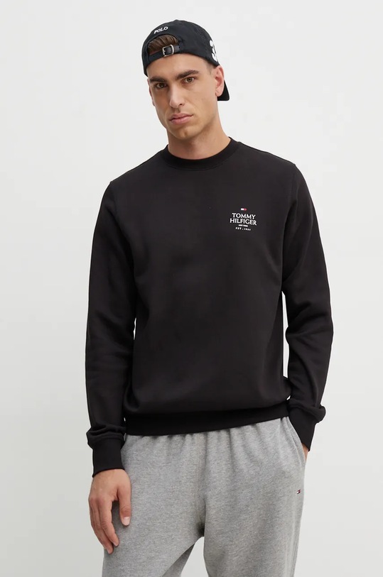 Mikina Tommy Hilfiger černá MW0MW35524