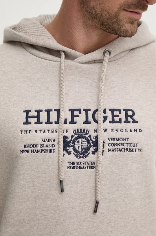 Βαμβακερή μπλούζα Tommy Hilfiger MW0MW35527 γκρί