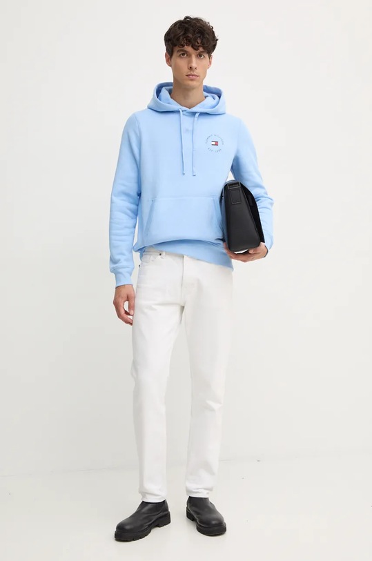 Dukserica Tommy Hilfiger MW0MW35531 plava AW24