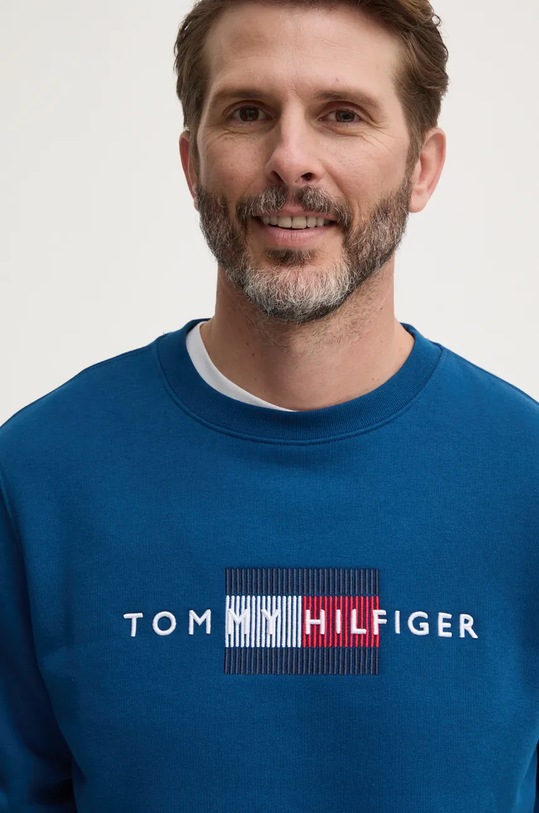 Dukserica Tommy Hilfiger mornarsko plava MW0MW35541