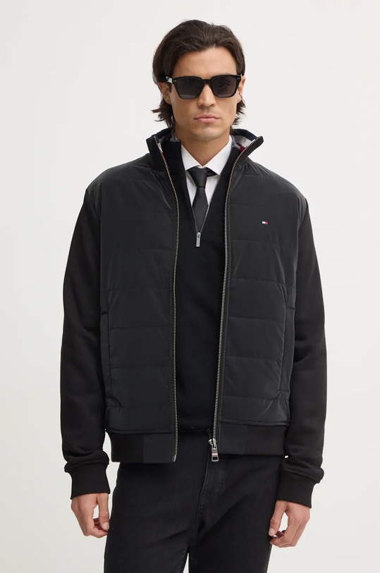 Tommy Hilfiger kurtka bez kaptura czarny MW0MW35543