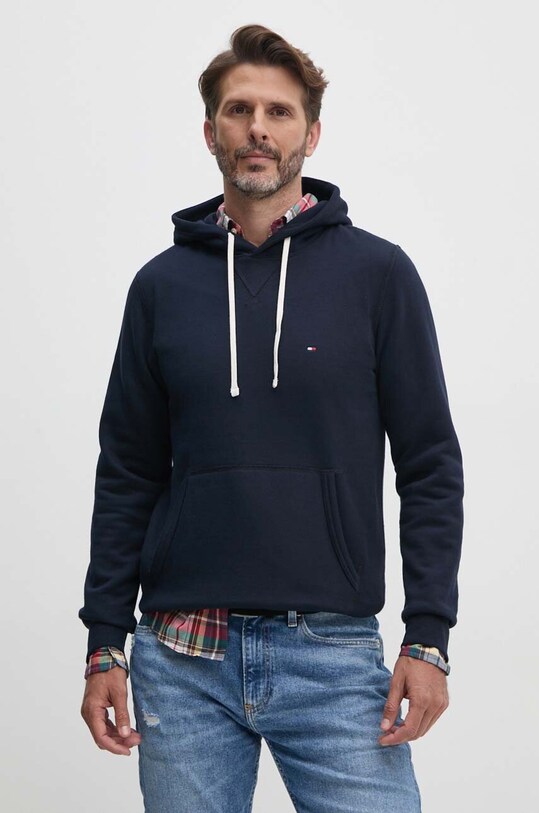 Кофта Tommy Hilfiger з капюшоном темно-синій MW0MW37230