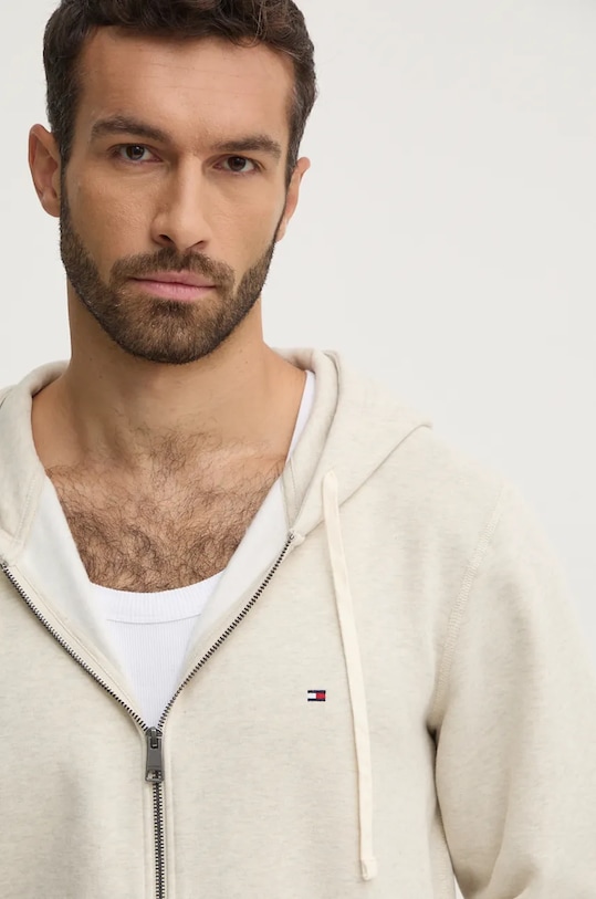 Mikina Tommy Hilfiger béžová MW0MW37234