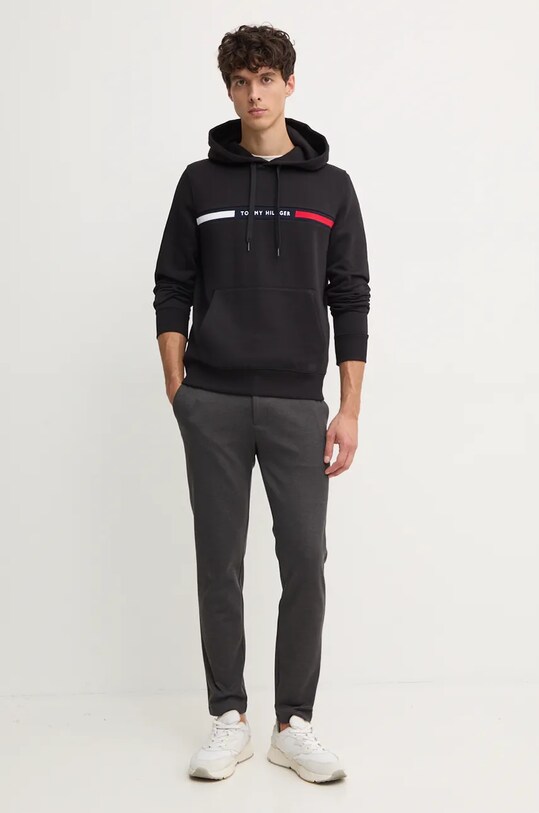 Кофта Tommy Hilfiger MW0MW37361 чёрный AW24