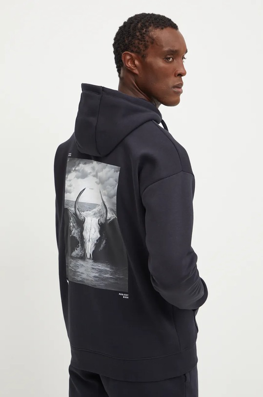 Under Armour felpa tuta Project Rock con nero 1386882