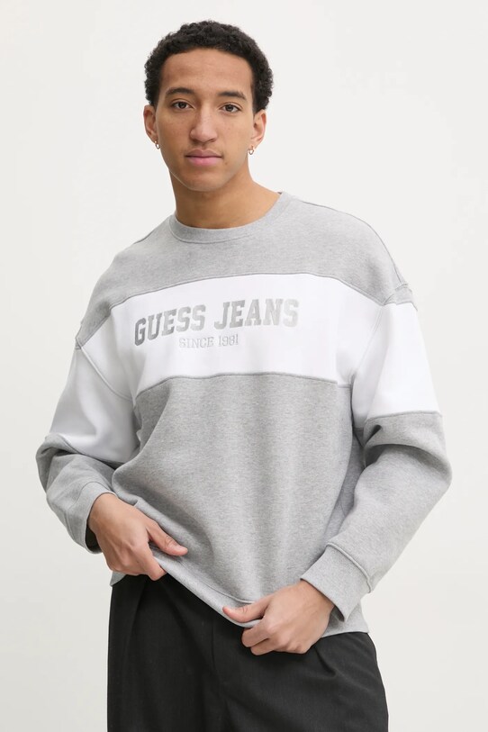 Guess Jeans bluza wzorzyste szary M4BQ39.K9V31