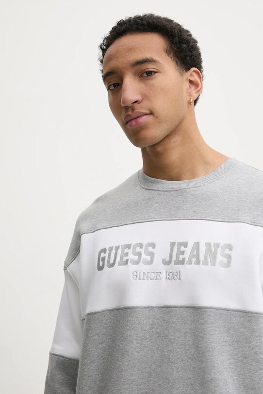 Odzież Guess Jeans bluza M4BQ39.K9V31 szary