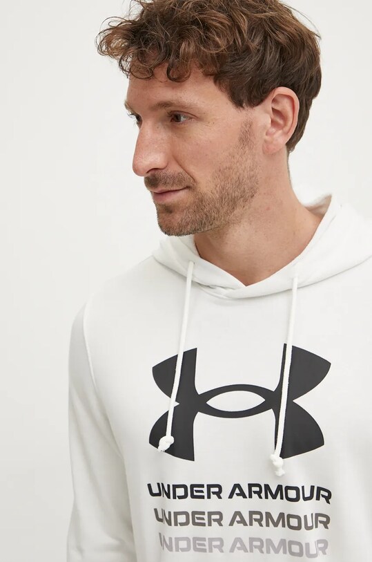 Under Armour hanorac de antrenament Rival alb 1386047