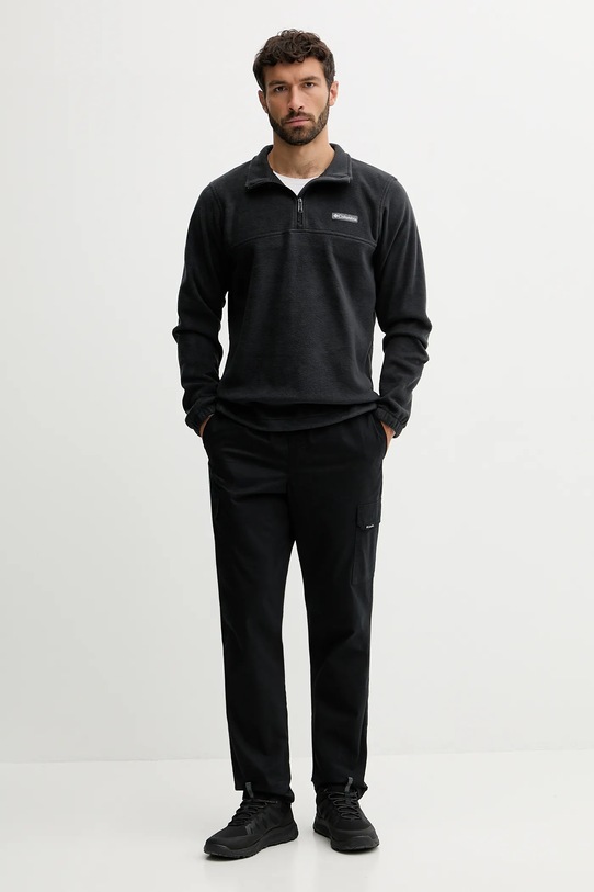 Флисовая кофта Columbia Steens Mountain Half Zip 1620191 чёрный AW24