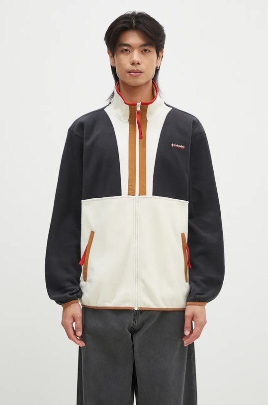 Columbia hanorac fleece Backbowl II Full Zip Fleece fara gluga bej 2090851