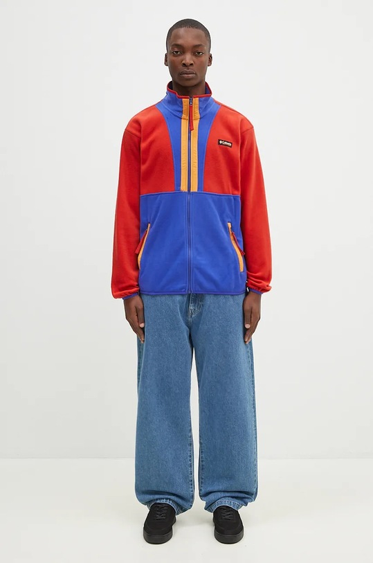 Columbia felpa in pile Backbowl II Full Zip Fleece 2090851 rosso