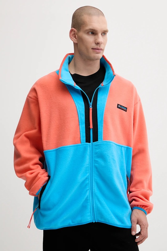 Columbia bluza polarowa Backbowl II Full Zip Fleece bez kaptura niebieski 2090851