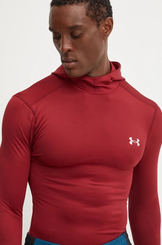 Under Armour hanorac de antrenament ColdGear Elite burgundia 1386944