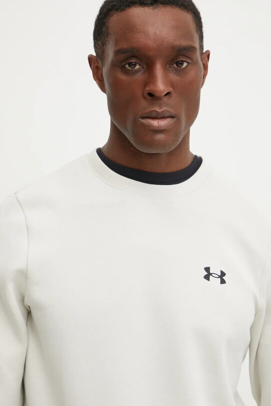 Under Armour bluză Unstoppable Fleece Crew gri 1389351