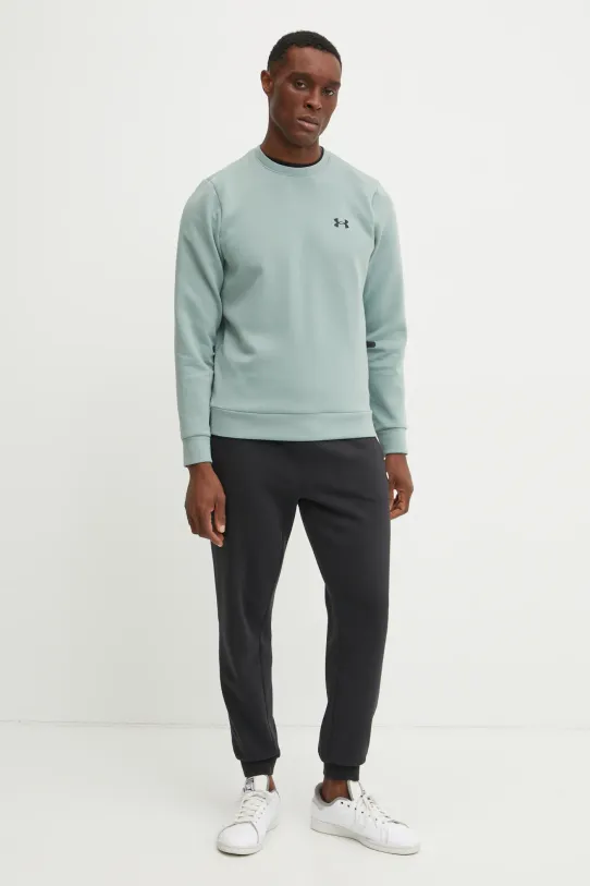 Суичър Under Armour Unstoppable Fleece Crew 1389351 зелен SS25