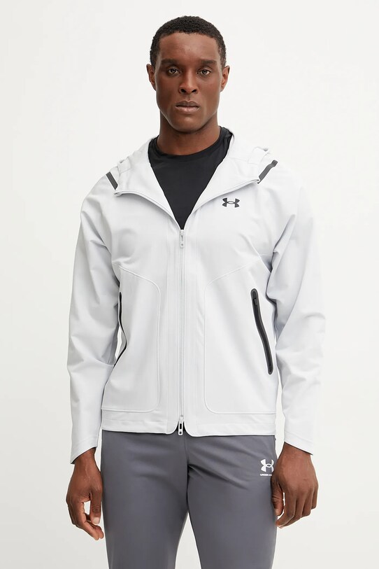 Tréningová bunda Under Armour Unstoppable nezateplené sivá 1389354